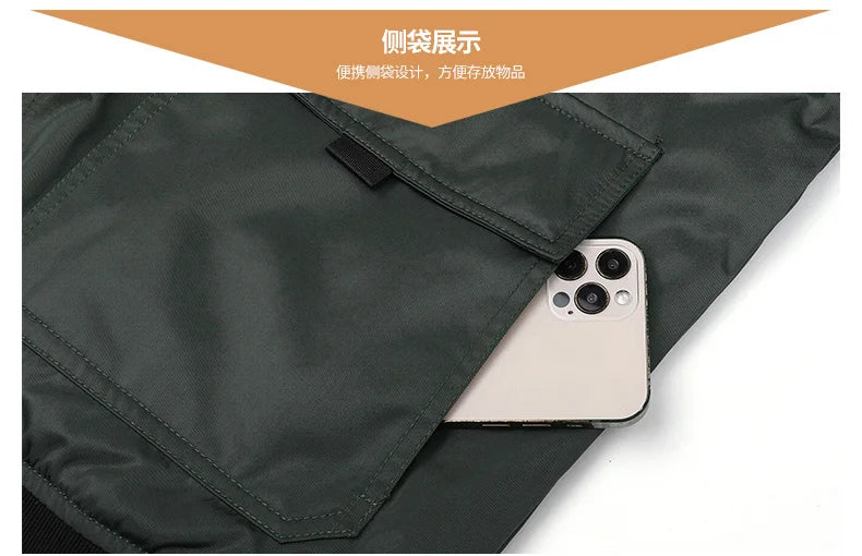 men's autumn winter thickened baseball uniform trendy coat Men's military fan jacket men MA-1 american overalls pilot jacket