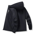 New Waterproof Jacket Men Outdoor Softshell Zip Up Hooded Jacket Windbreaker Hiking Camping Coat Lightweight Spring Autumn Coats