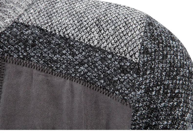 Autumn Spring Sweater Men's Cardigan Zip Up Turtleneck Jacket Y2K Sweatshirt Winter Hombre Cold Coat Knitted Jumper Sweatercoat