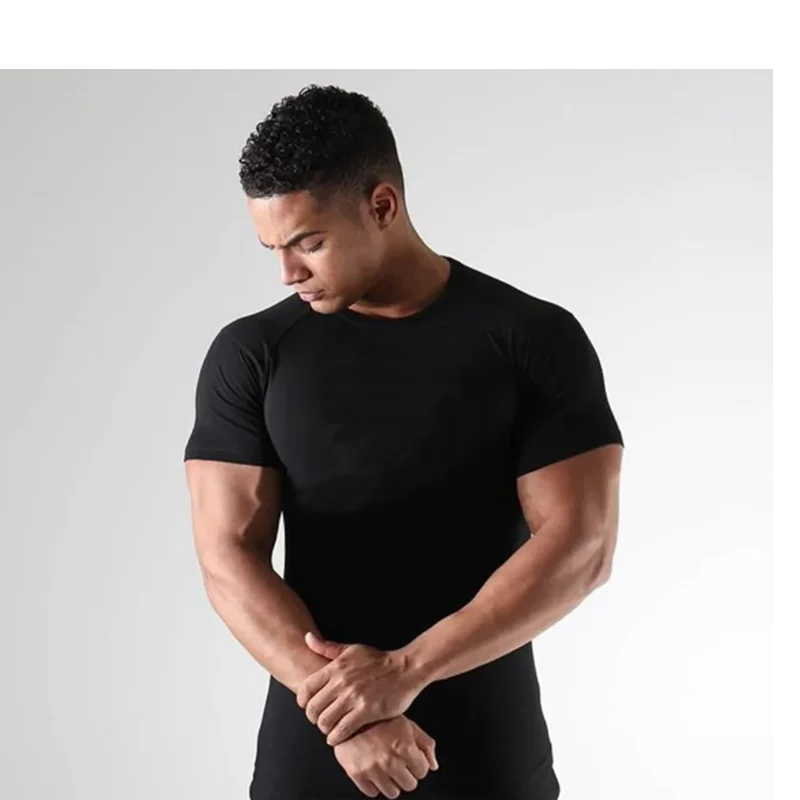 Men Sport T-shirt Quick Dry Bodybuilding Running Shirt Long Sleeve Compression Top Gym T Shirt Men Fitness Tight Rashgard