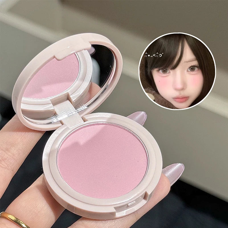 Retro Mail Makeup Set 5pc Matte Lip Mud,1 Blush,1 Highlight And 1 Necklace Gift Multipurpose Cosmetics Kits For Women