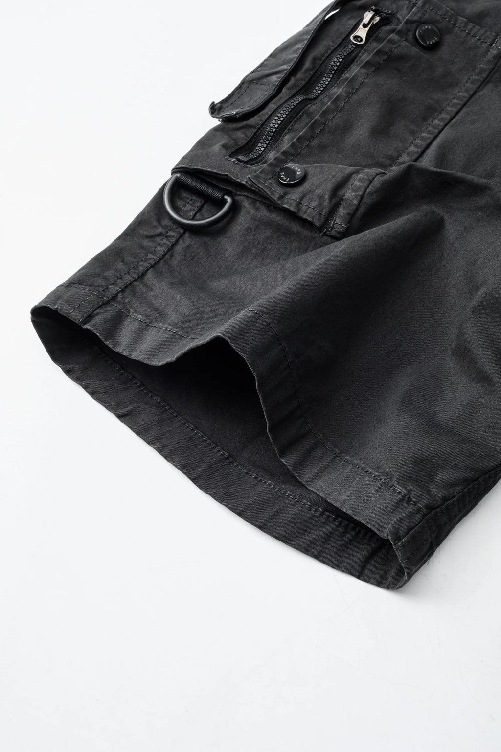 Mid Length Breathable Straight Leg 5 Inch Street Short Men's Summer Thin Washed Cotton Cargo Shorts Loose Casual Trend Sports