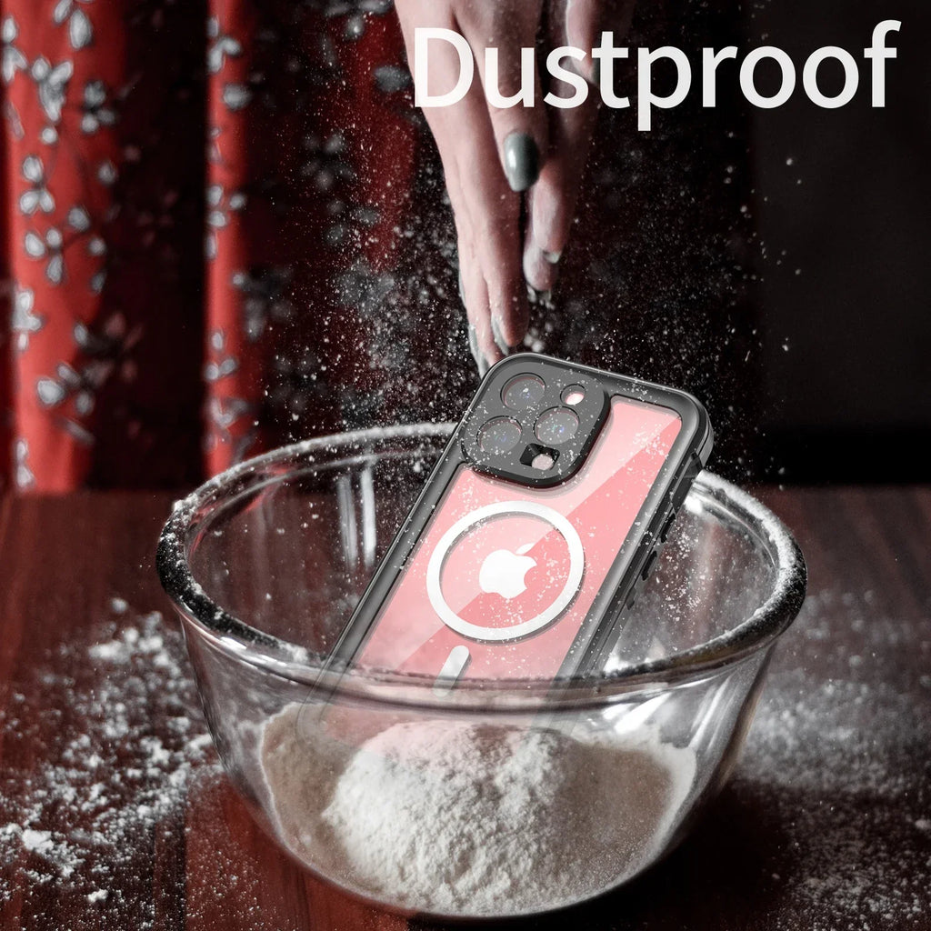Shellbox hot sales 360 full coverage shockproof dustproof IP68 professional waterproof phone case for iPhone15pro 13 14promax 15
