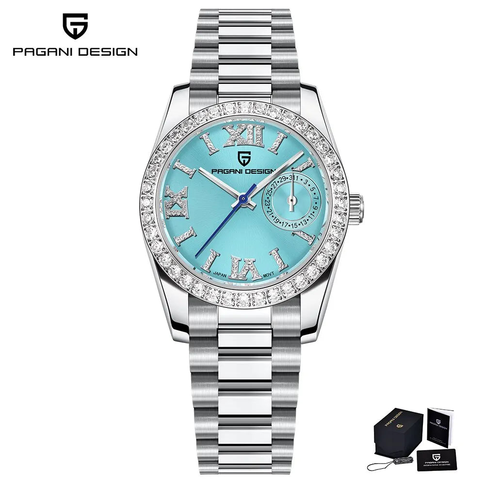 2025 New 32MM Women's Wristwatch Elegant Luxury Quartz Watch For Women Fashion Waterproof Watches Sapphire Clock