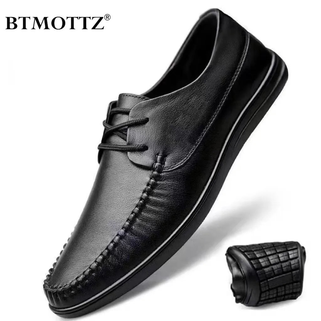 Men's Formal Leather Shoes – Classic Lace-Up Office & Business Dress Footwear