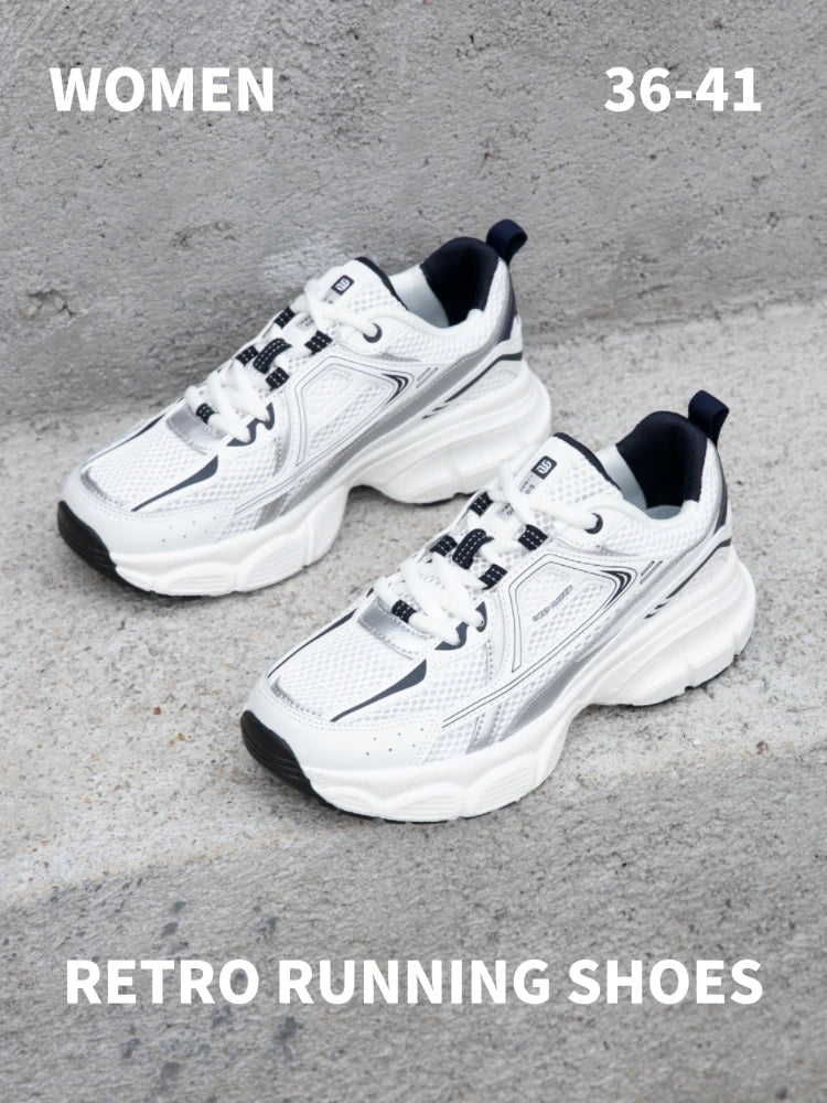 Women Sports Shoes Outdoor Lightweight Breathable Jogging Sneakers Female Casual Mesh Anti-slip Lace Up Running Shoes