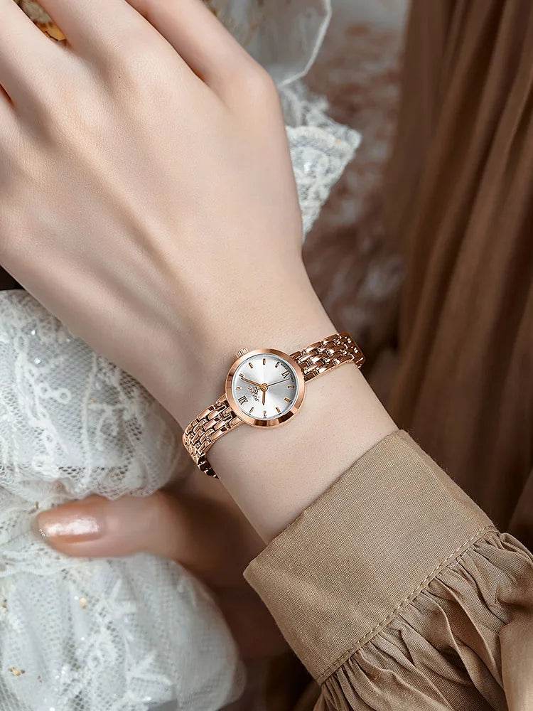 Top Julius Mini Lady Women's Watch Japan Quartz Elegant Fashion Hours Clock Dress Bracelet Chain School Girl's Birthday Gift