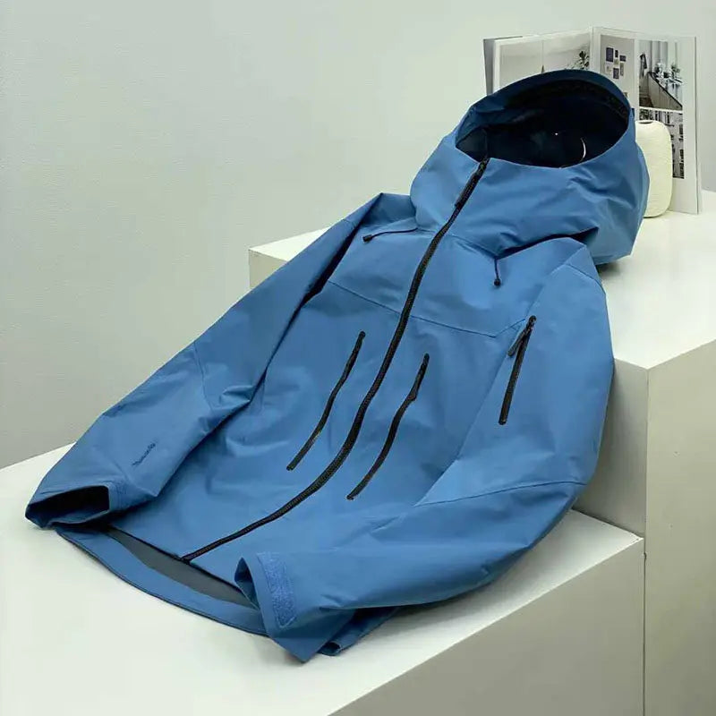 Outdoor Men's and Women's, Sports, Fishing, Mountaineering, Travel, Fashion, Camping, Leisure, Multicolor Hardshell Jacket