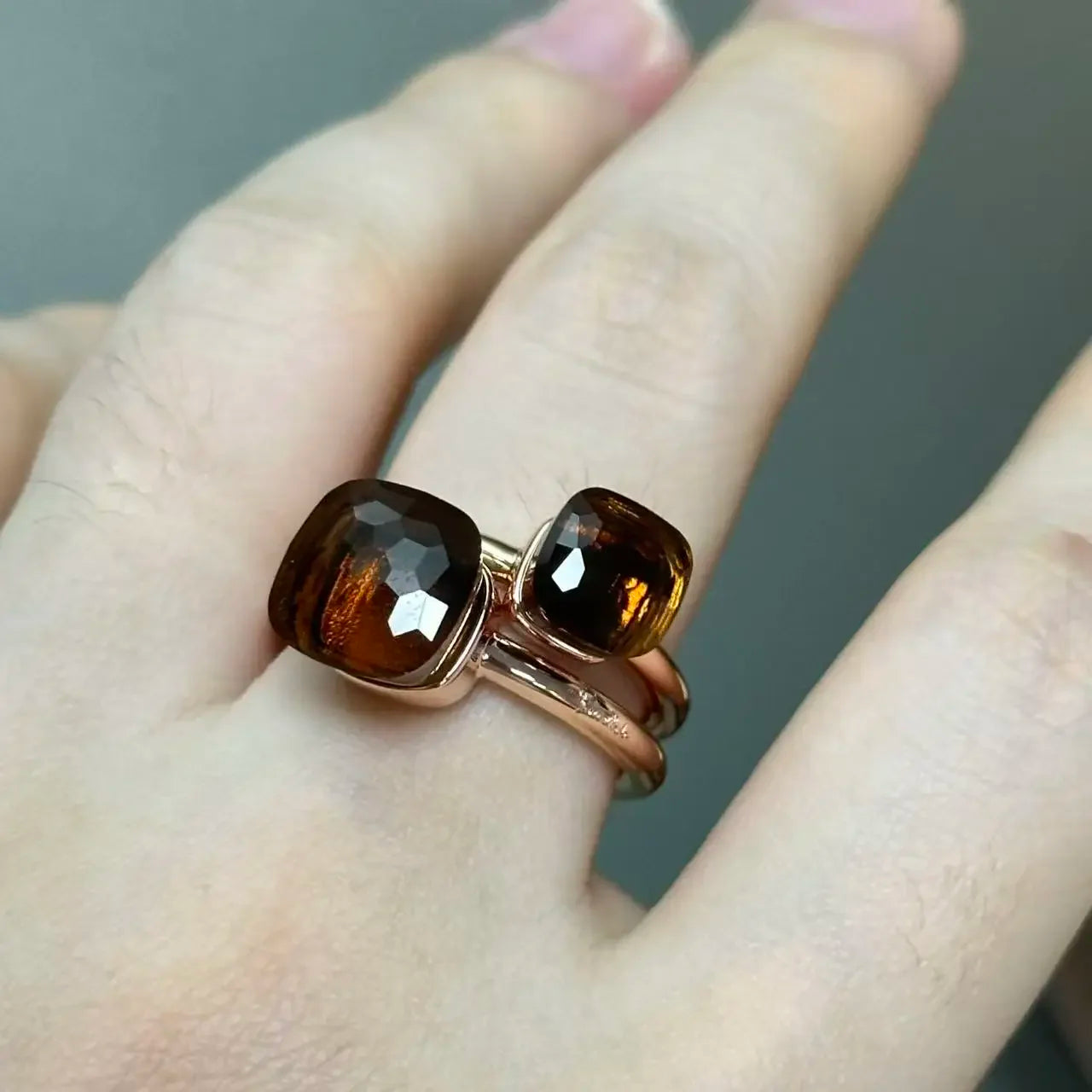 Classic and Petite Ring Set for Women Colorful Cyrstal Fashion Jewelry Gift Vanlentine's Day