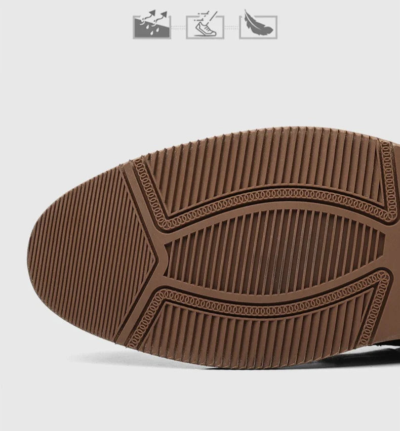 British Style Business Casual Shoes for Man Spring Autumn New Designer Leather Shoes Male Solid Color Men's Dress Elegant Shoe