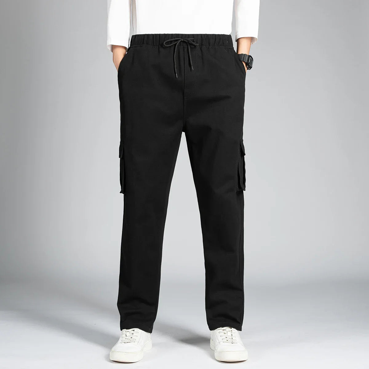 Casual Pants Men's Fashion Loose Straight Wide Leg Pants