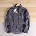 Lightweight Breathable Quick-Dry Fleece Fabric Jacket Stand Collar Outdoor Sports Men's Spring 2025 Versatile Modern Style