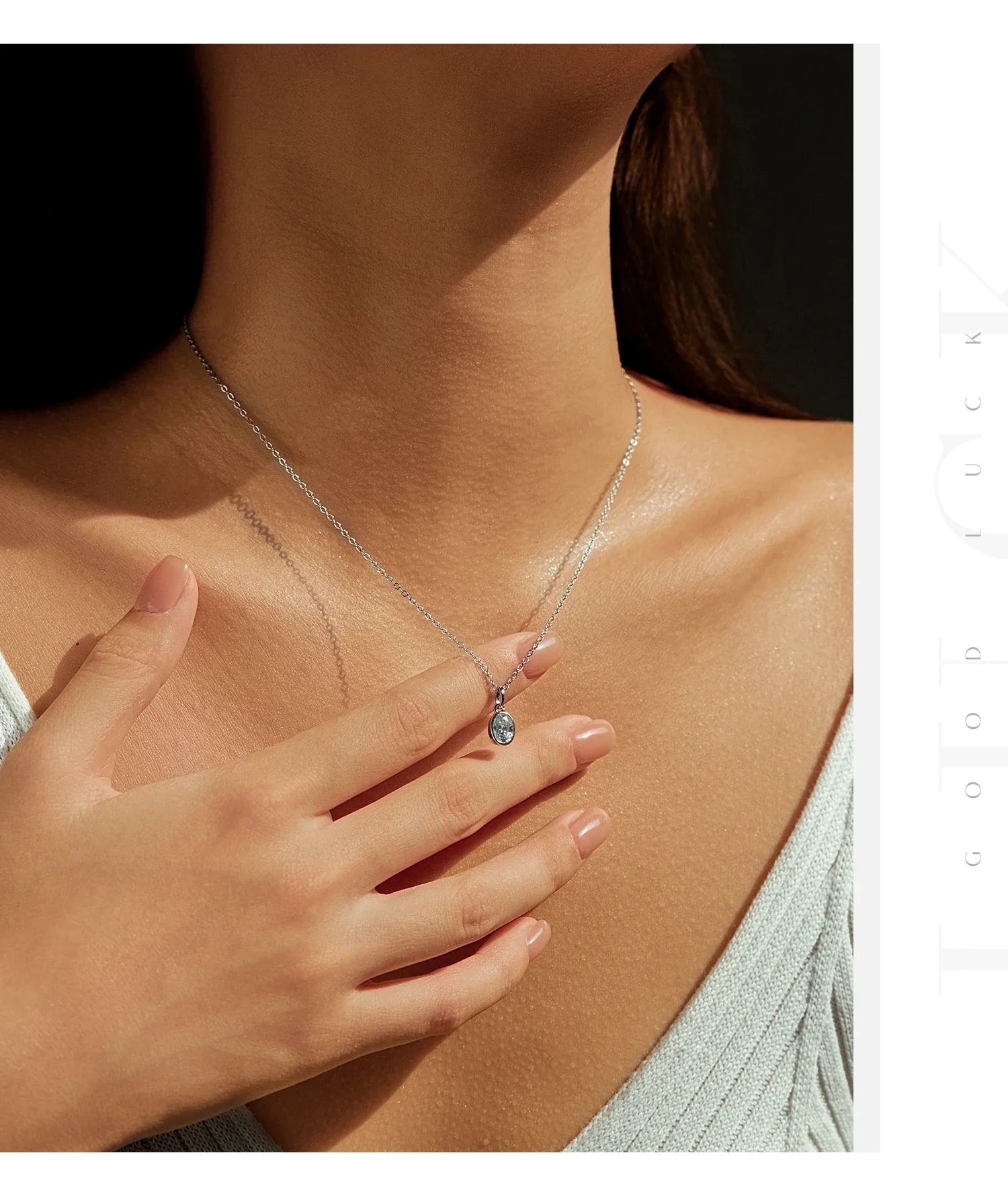 6 Styles D Color Geometric Moissanite Necklaces 925 Sterling Silver Dazzling Pendant Necklace For Women Fine Jewelry