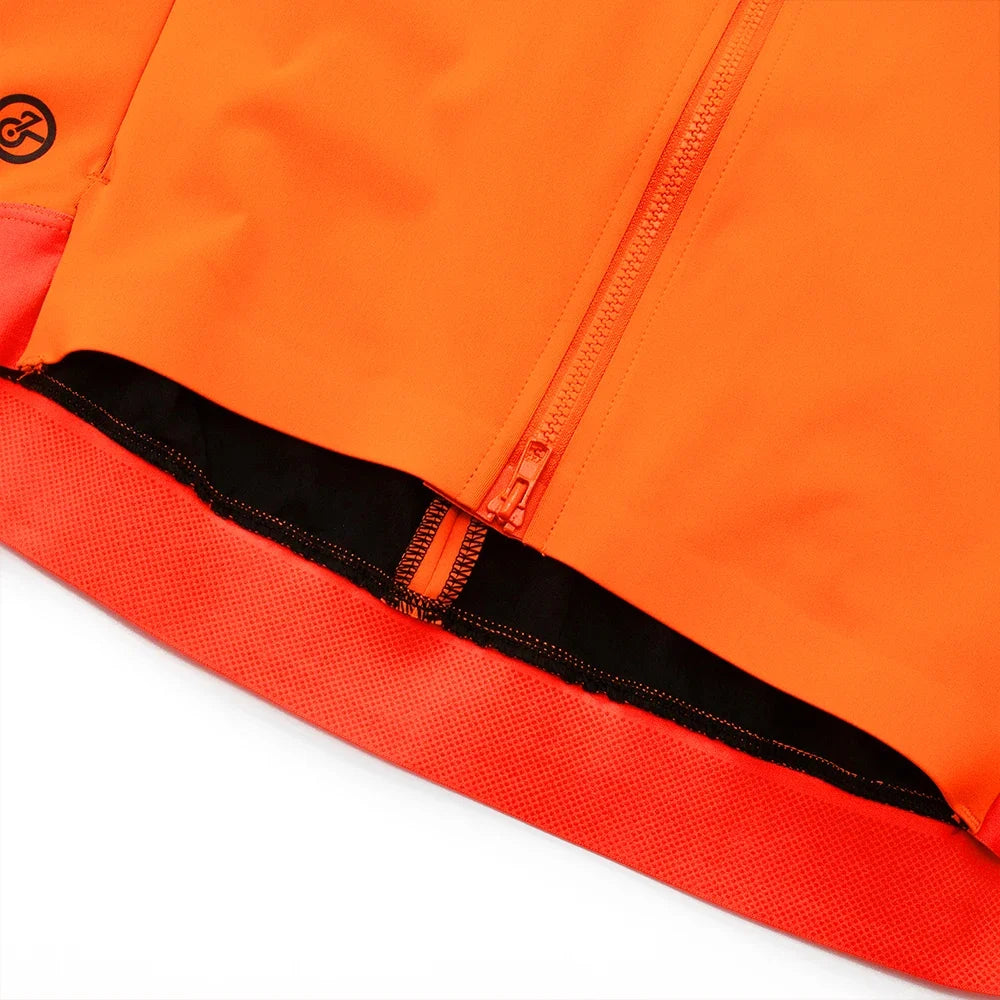Men's Windproof Waterproof Long Sleeve Cycling Jacket MTB Bike Coat Bicycle Sports Windbreaker Double Zipper Cycling Jersey