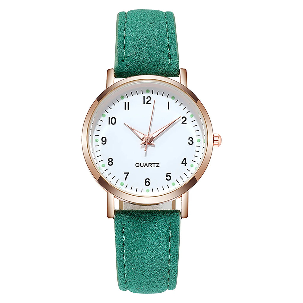 Fashion Watch For Women Leather Belt Watches Ladies Luxury Analog Quartz Luminous Wristwatch Clock Relogio Feminino