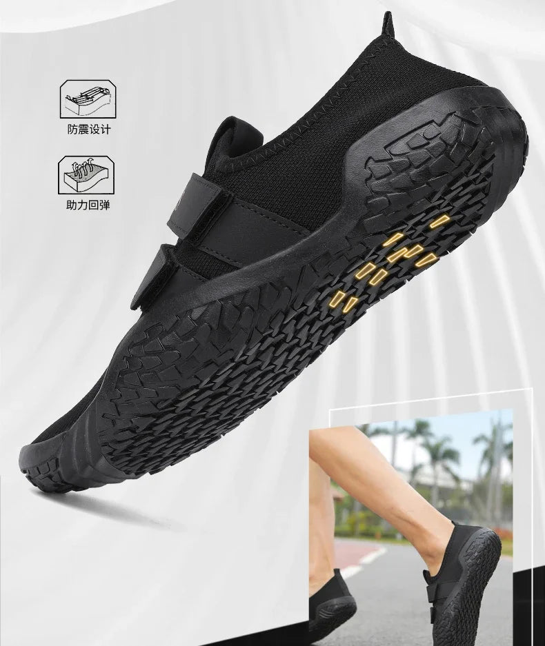 Deadlift Shoes Weight Lifting Shoes for Men Women Weightlifting Squat Shoes Fitness Cross-Trainer Barefoot Gym Training Sneakers