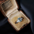 Sky Blue Topaz Emerald Cutring rings for women gift 925 sterling silver jewelry Free delivery elegant valentines fashion