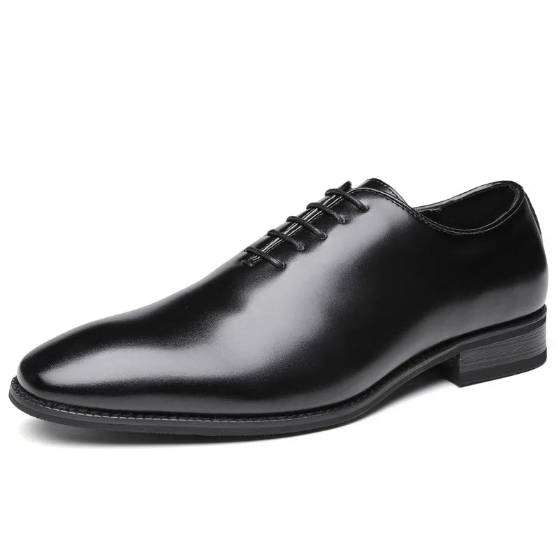 2023 High Quality Handmade Oxford Dress Shoes Men Genuine Cow Leather Suit Shoes Footwear Wedding Formal Italian Shoes Hot