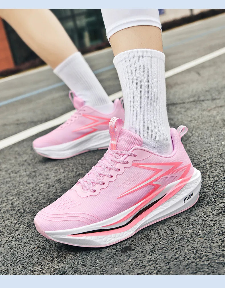 Marathon Men Running Shoes Speciality Sports Shoes Breathable Lightweight Carbon Board Women's Trend Athletic Sneakers Women