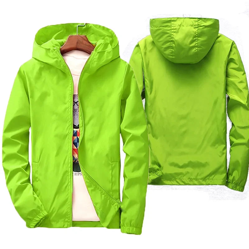 Camping Rain Coat Men Women Windbreaker Women Men Waterproof Jacket Cycling Protect Clothing Fishing Rain Wind Breaker Jacket