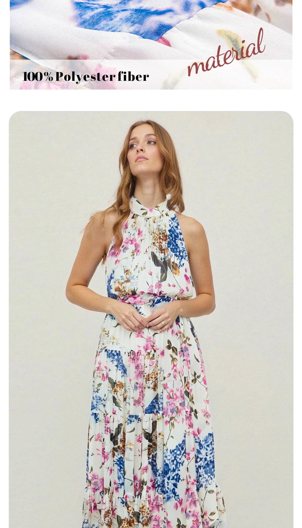 Summer Women Printed Midi Dress Sleeveless Satin Back Button Female Chic Elegant Dress Casual Vacation Party Evening Dress