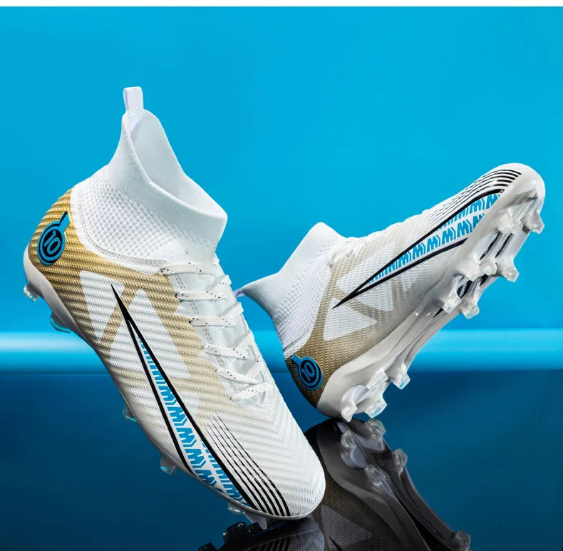 Men Soccer Shoes Kids Football Boots Women Professional Soccer Cleats Antiskid Chaussure Football TF/FG Outdoor Football Shoes