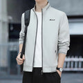 Spring Autumn New Men Lapel Jacket Coats Fashion Fabric Comfortable Breathable Sweat Absorption Comfortable Slim Version Coats