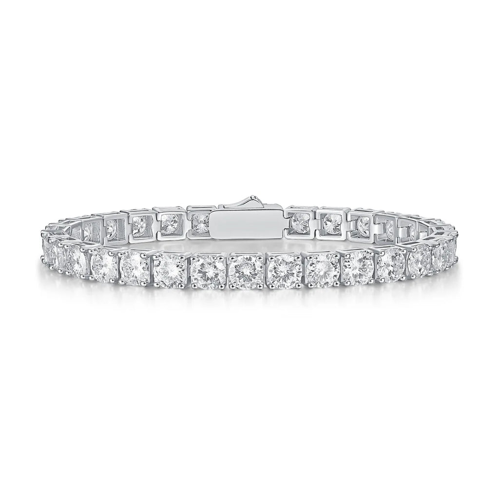 2024 New In GRA Certified 3/4/5/6.5MM White Full Moissanite Tennis Bracelet for Women Men 925 Silver Diamond Link Bracelets