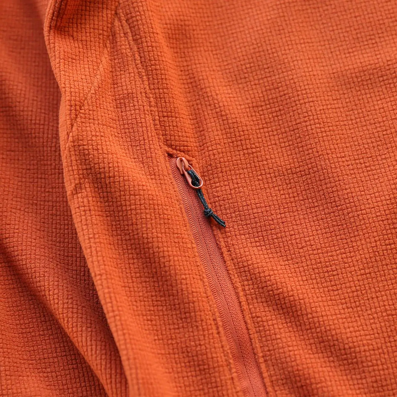 Outdoor Lightweight Fleece Sweatshirt Jacket Men's Zipper Closure Stand Collar Technical Fabric Comfortable Youth Fashion