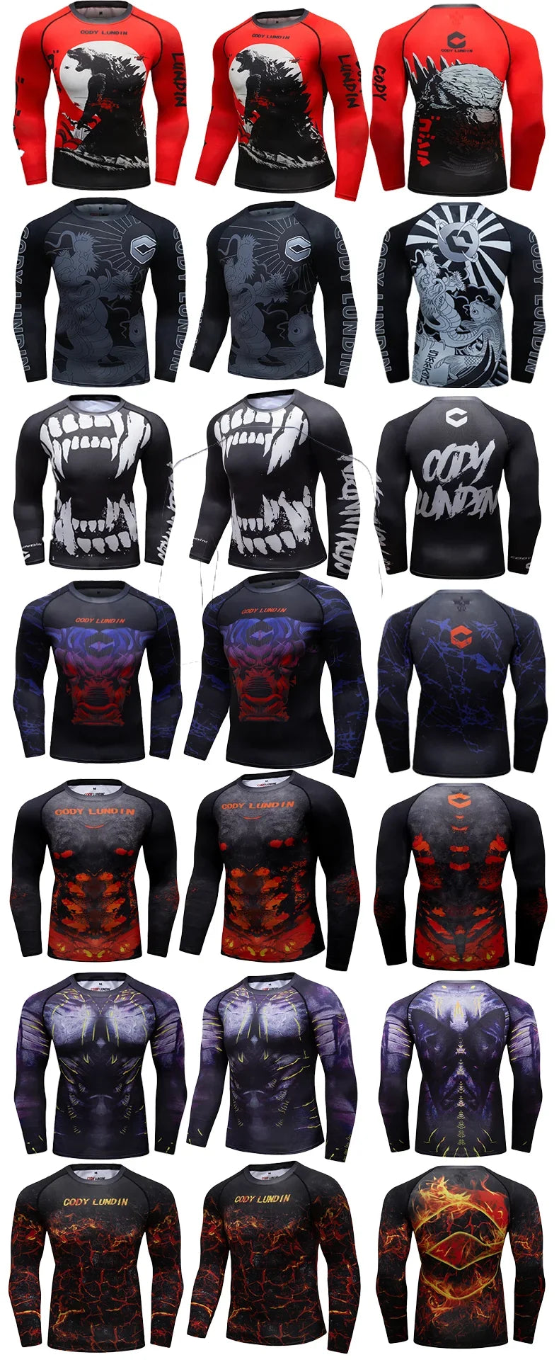 Men Sun Ptotection Fabric Gym Fitness long Sleeve Rashguard Spandex Quickly Dry jiu jitsu No Gi Rash Guard Bjj Grappling Shirts