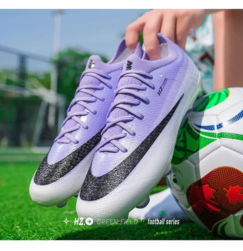 New Men Soccer Shoes Hot Sale Women Professional Football Boots Futsal Cleats Ultralight Unisex High-quality TF/FG Sneakers