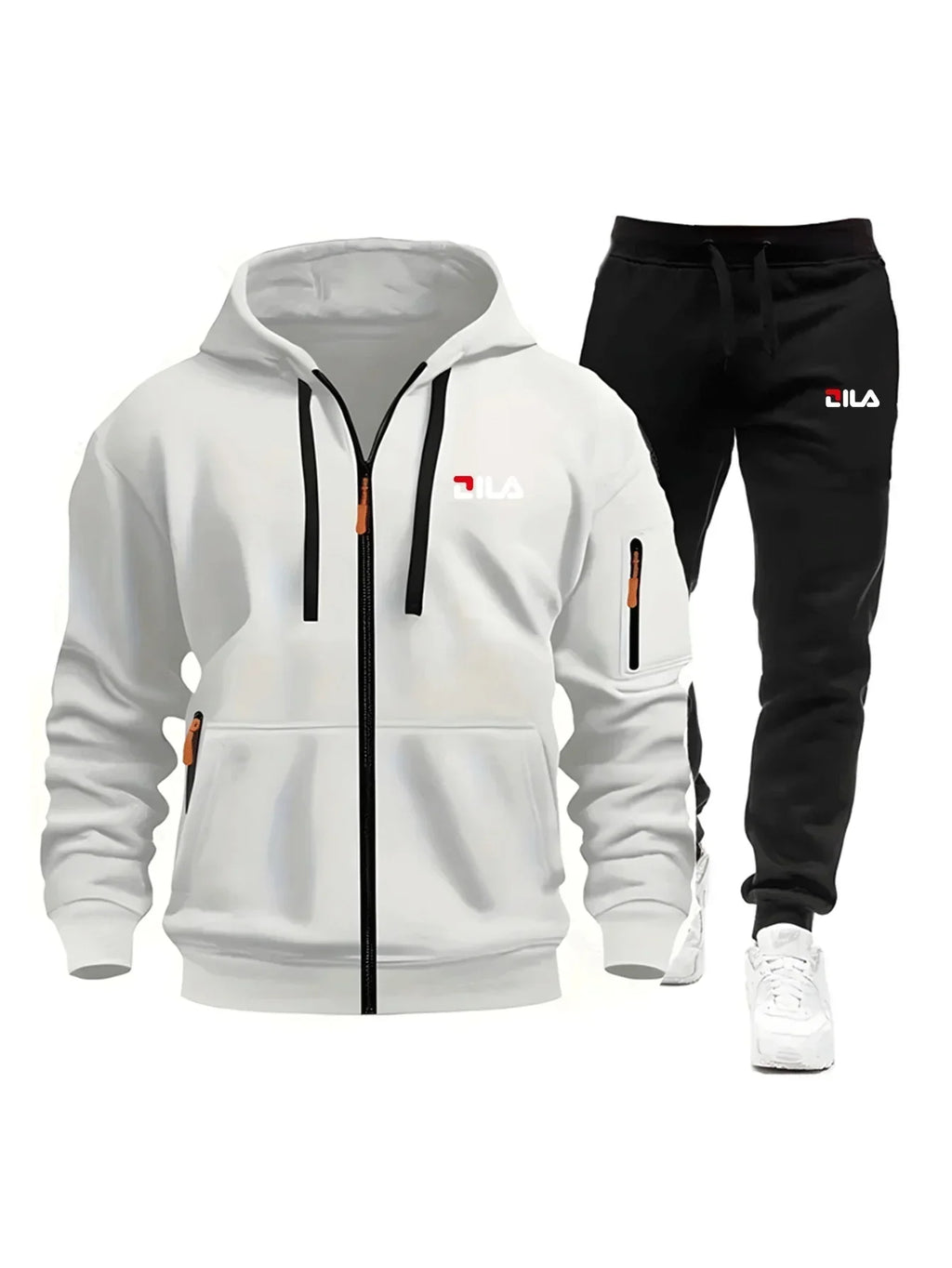 Men's Tracksuit Hoodies Pants Plus Size Autumn Winter Daily Casual Sporty Jogging Suit Fashion Sweatshirt Outfit Male Sports Set