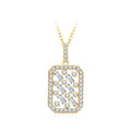 Solid S925 Silver Full Moissanite Necklace for Women D VVS1 Diamond Sparkling Pendent Engagement Luxury Fine Jewelry