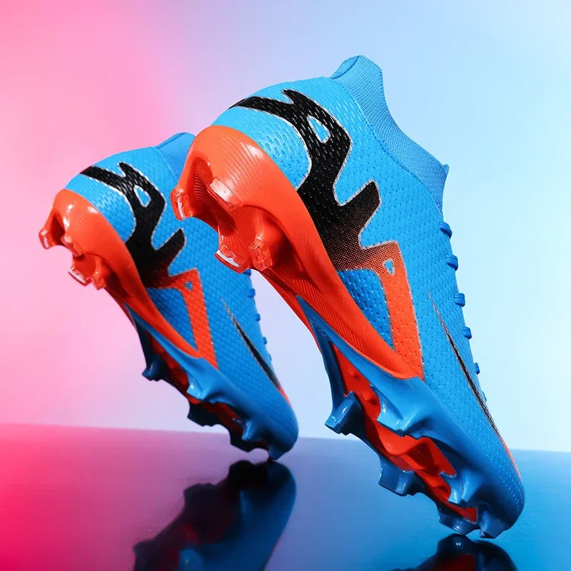 New Men Football Boots Grass Futsal Sneakers High-quality Match Cleats High-top Non-Slip Soccer Shoes Indoor Hot-selling Outdoor