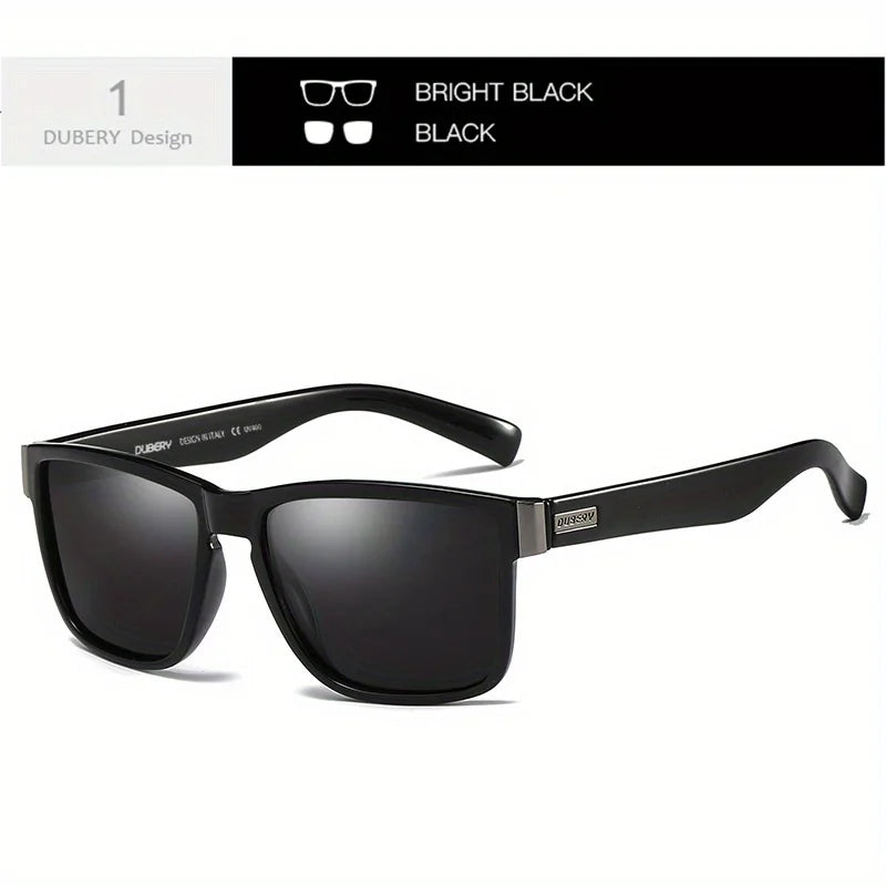 DUBERY Polarized UV400 Protection Sunglasses For Men And Women 15 Colors Model 518