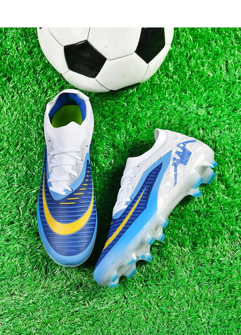 New Men Soccer Shoes Breathable Unisex Football Boots Professional Training Ultralight Wholesale Indoor Futsal Drop Shipping
