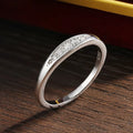 D VVS1 All Moissanite Rings for Women GRA Certified Lab Diamond Engagement Wedding 925 Sterling Silver Ring