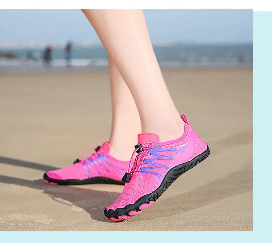 Men Women Barefoot Outdoor Aqua Shoes Couple Quick-drying Wading Beach Swimming Fitness Cycling Sports Water Sneakers