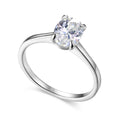 Certified Oval Moissanite Ring 1 Carat 5*7mm Brilliant Stone Solid Sterling Silver 925 Wedding Jewelry For Woman Gift