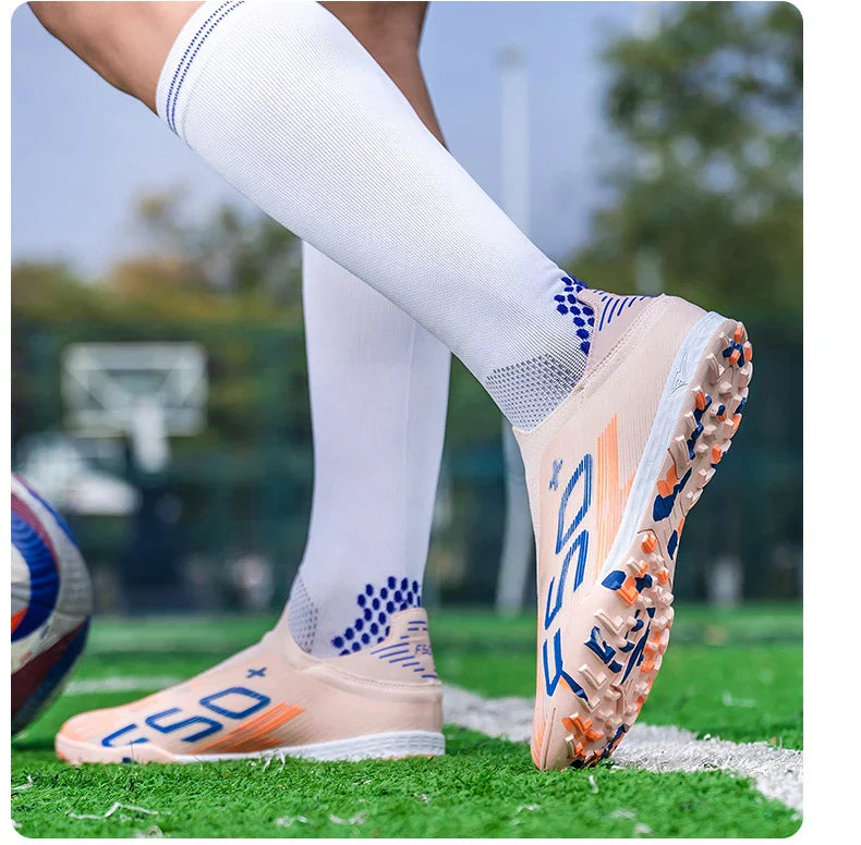 New Men's Soccer Shoes Grass Ultralight Sport Comfortable Indoor Cleats Non Slip Fg Turf Futsal Adult Non-Slip Football Boots