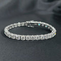 Full Moissanite Tennis Bracelet 925 Silver Plated 18k Gold for Women Man Wedding Party Fine Jewelry Can Pass Diamond Test