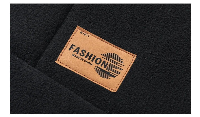2024 Autumn and Winter Lambswool Vests Men New Warm Padded Stand-up Collar Large Size Casual Versatile Trend Jacket Shoulders