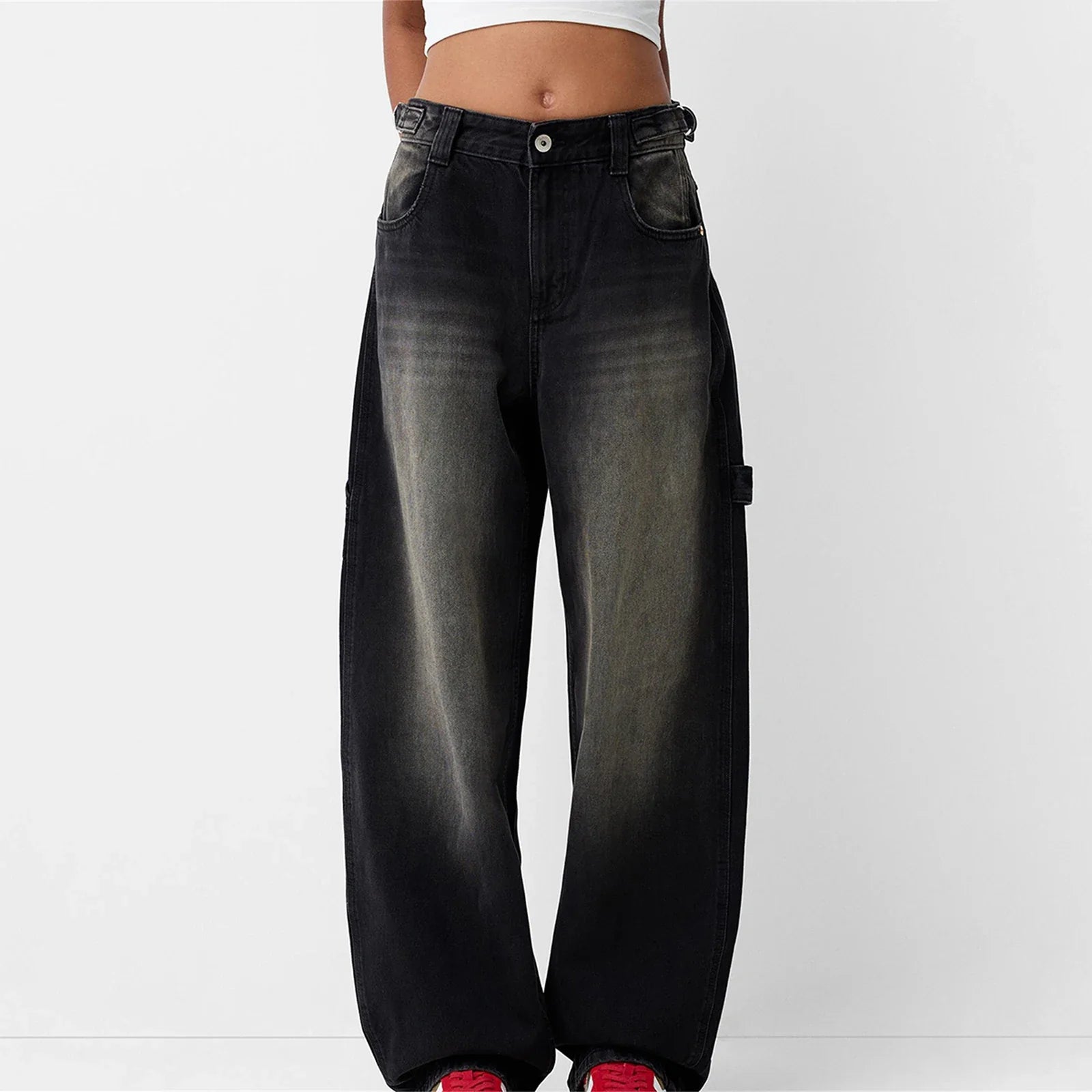 Women's High Waisted Baggy Jeans