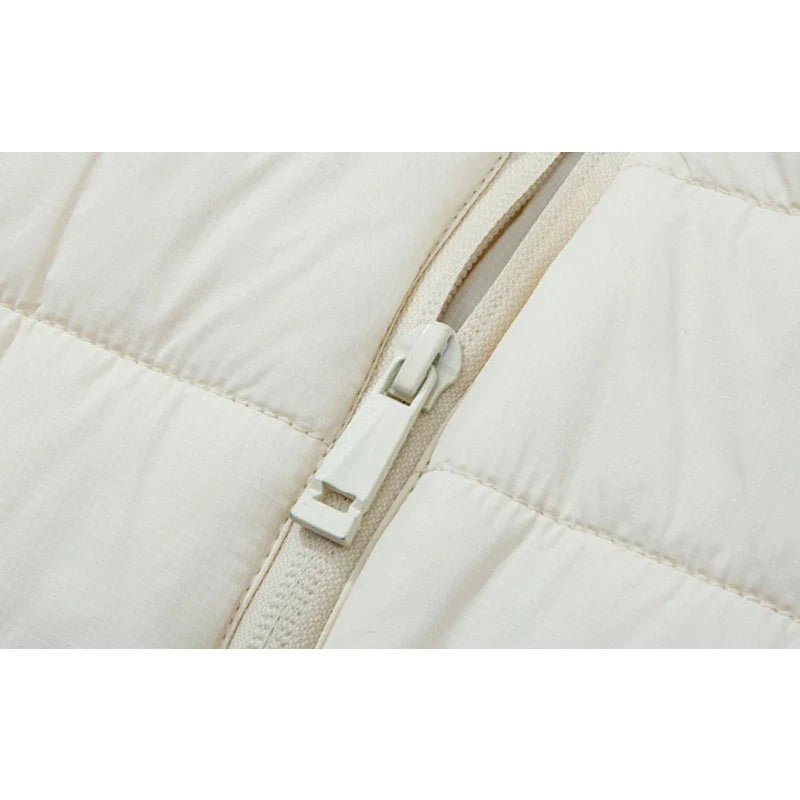 New Loose Casual Stand Up Collar Winter 28 Zone Intelligent Heating Vest Men'S Women'S Warm Electric Clip Coat (No Power Bank)