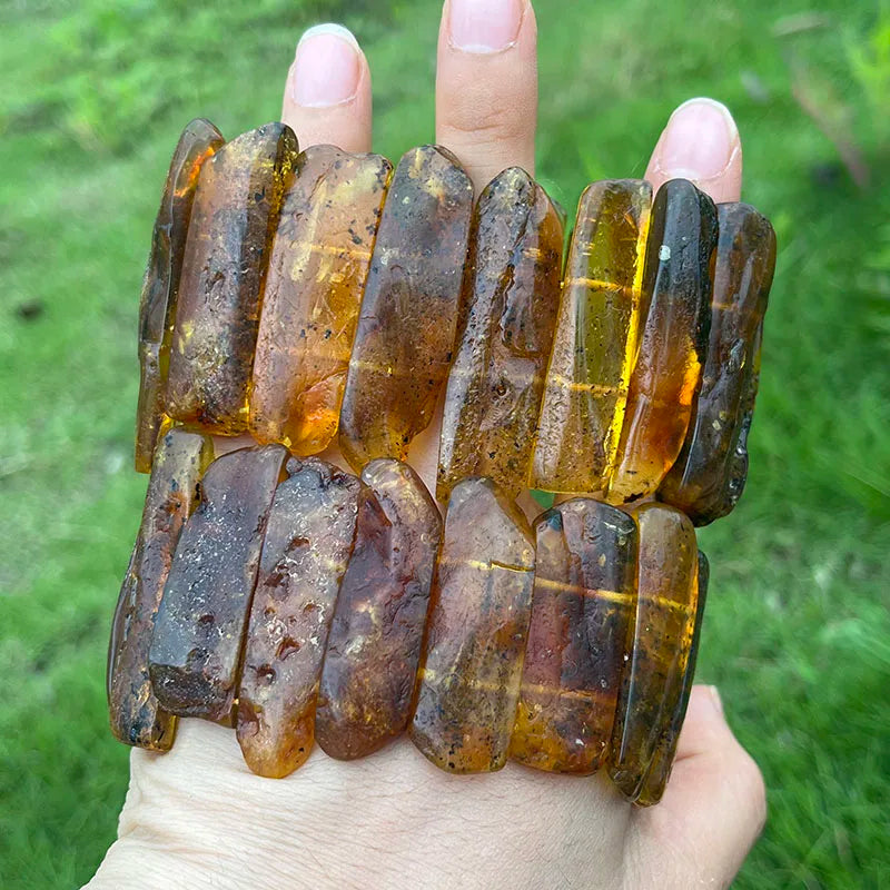 New Amber Bracelet&Bangle for Unisex Gogerous Gift 100% Natural Genuine Bead Factory Baltic Stone Europe Unique Jewelry Supplier