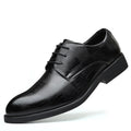 Breathable Men Shoes Korean Trendy Shoes Business Formal Leather Shoes Men Pointed Toe Inner Height Increase Large Size