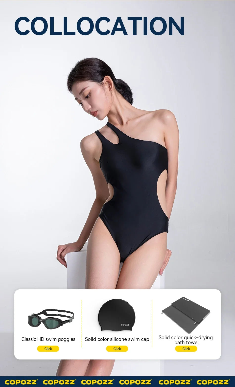One Piece Swimsuit Women Solid Bathing Suit Bodysuit Push Up Swimsuit Monokini Beachwear One-shoulder Swimwear Tankini