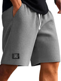 Men's Jacquard Casual Shorts Summer Harajuku Solid Sweatpants Fashion Men Short Pants Retro Men Clothes Roupas Streetwear New