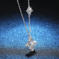 Clover GRA Certified 1.2cttw Moissanite Diamond Link Bracelet for Women 925 Silver Plated 18k Gold Hand Chain Bracelets