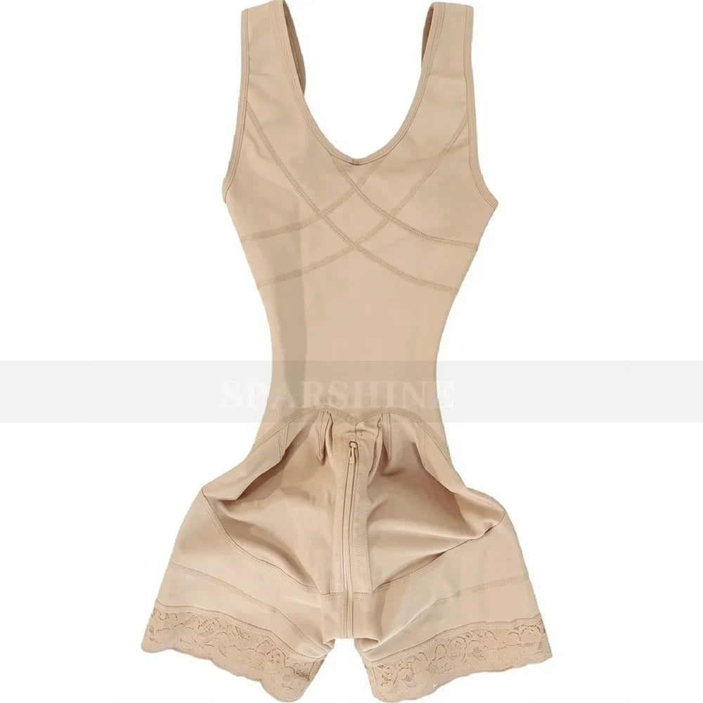 Buttocks Lifting Slimming Underwear Body Shaper Ladies Open Chest Sleeveless Jumpsuits New High Compression Shapewear Girdles